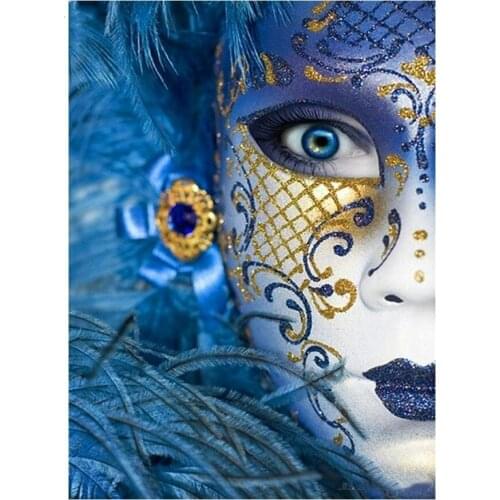 New circular Stones Square Diamond Painting Masks woman Diamond Embroidery sale Mosaic Patterns bead Cross Stitch wall sticker