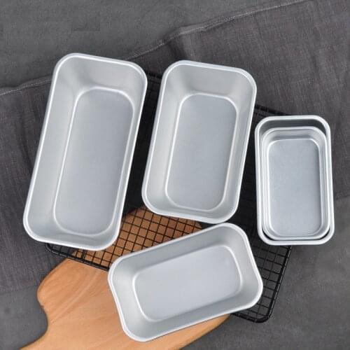 Rectangle Baking Pan Bakeware Cake Bread Toast Aluminum Mold Pan Cheese Cakes Dishes Kitchen Baking Tool Party