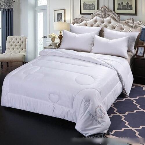 Real Winter Mulberry Silk Duvet Comforter Queen King Size Natural Royal Duvets Thick Warm Qulited Cover Bedspread Blanket Quilts