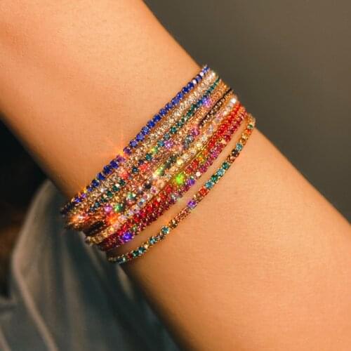 YWSHK Bohemian Cubic Zirconia Handmade Bracelets Vintage Ethnic Multilayer Colorful Beads Elastic Bracelet Gifts 2021 Jewelry