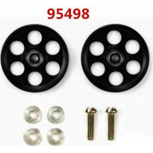 2PCS Original Tamiya Mini 4WD Car Parts 95405/95498/95582/95607 19mm Aluminum Alloy Ball Race Roller 6 Holes Guide Rollers