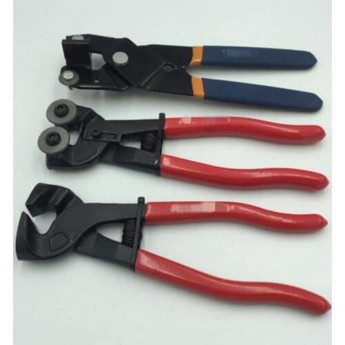 3PCS 8"(200mm) DIY Mosaic Pliers Set Glass Pliers Tile Wheeled Cutter Nippers