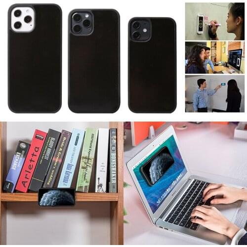 30pcs Anti Gravity Nano Suction Magical Shockproof Back Hard Case Cover For iPhone 13 Pro Max 12 Mini 11 XS XR X 8 7 6 Plus SE