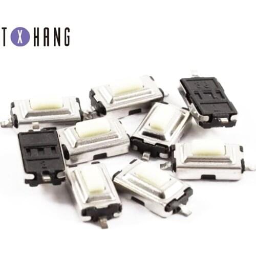 50pcs Tactile Pushbutton Key Switch Momentary Tact SMD 2 Pins 3*6*2.5mm new diy electronics