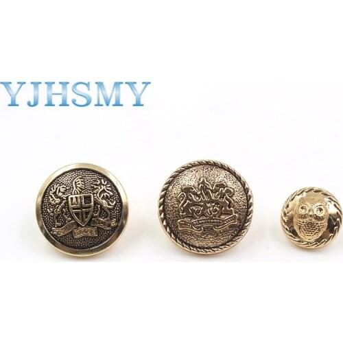 A-19512-555 10pcs,Metal rhinestone diamond button for gold clothing, perforated decoration, clothing accessories DIY material