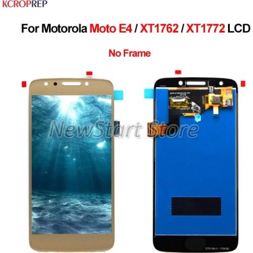 For Motorola Moto E4 LCD Display Touch Screen Digitizer Assembly 5.0" No Frame For Moto Motorola E4 XT1762 XT1772 lcd