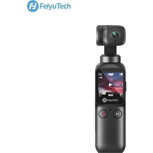 Feiyu Pocket camera 6-Axis 4K HD gimbal camera stabilizer 120 degree wide angle smart track built-in WiFi control for Vlog video