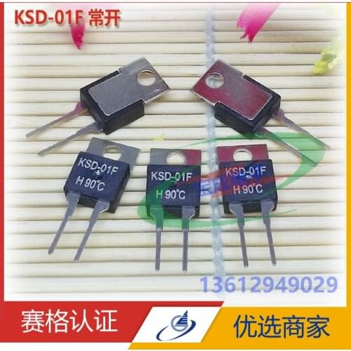 KSD-01F temperature control switch TO-220 temperature sensor 5/40/45/50/55/60/65/70/75/80/ normally open temperature controller
