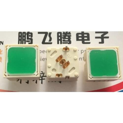 [VK] ELI square light switch 15*15*9.7 light button keyboard button micro green light instead of RAFI 15*15*9.7MM