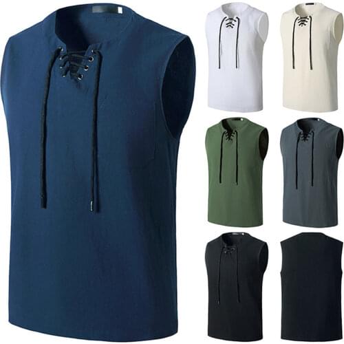 Summer Mens Muscle Shirts Sleeveless Vest Casual Fashion Bodybuilding Gym Vest Top Blouse Sweatshirt Mens Tops