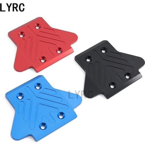 LY rc 1 Pcs Aluminum alloy rear chassis armor protective cover for 1/8 arrma kraton catun 6s RC upgrade accessories