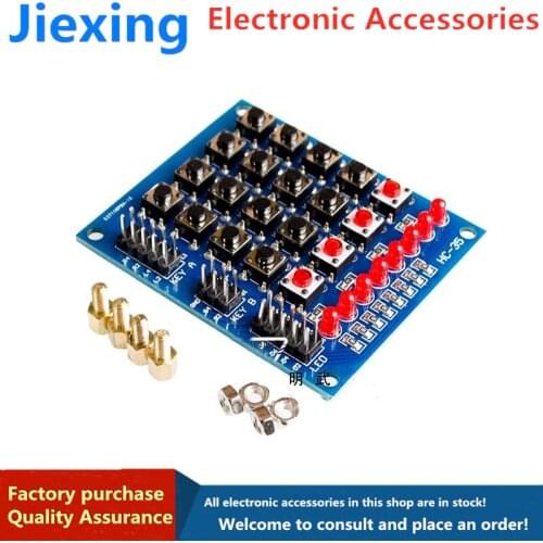 Matrix keyboard Independent keyboard Marquee Robot accessories Building blocks Smart car LED display