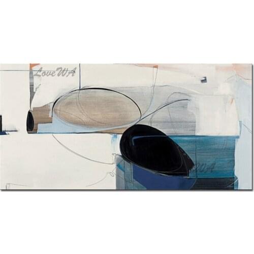 Wall Hangings New Arrival Abstract Design Wall Canvas Art Pure Handmade Oil Painting Art Modern Home Showpieces Artwork