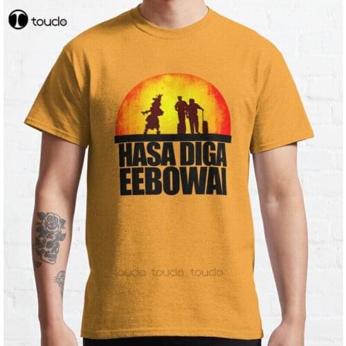 New Hasa Diga Eebowai Classic T-Shirt Cotton Men Tee Shirt