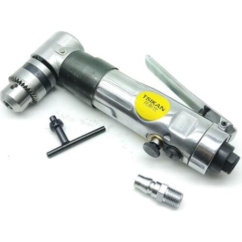 New 1pcs High Quality Low speed 3/8" L Right Angle Pneumatic / Air Drill Tool 1800RPM