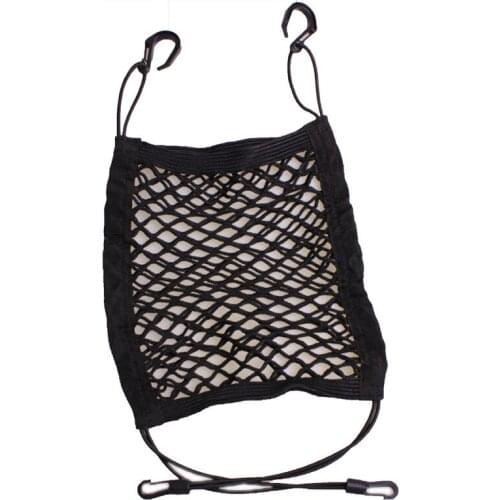 Car Organizer Seat Back Storage Elastic Car Mesh Net Bag Between Bag Luggage Holder Pocket Car Styling for Auto Vehicles 30*25cm
