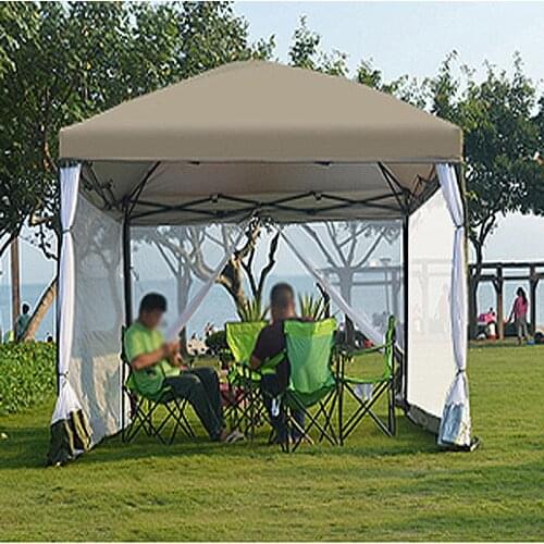New Arrival Ultralarge 5-8 Person Waterproof Sun Shelter Camping Tent Large Gazebo Garden House With Mosquito Net Party Tente