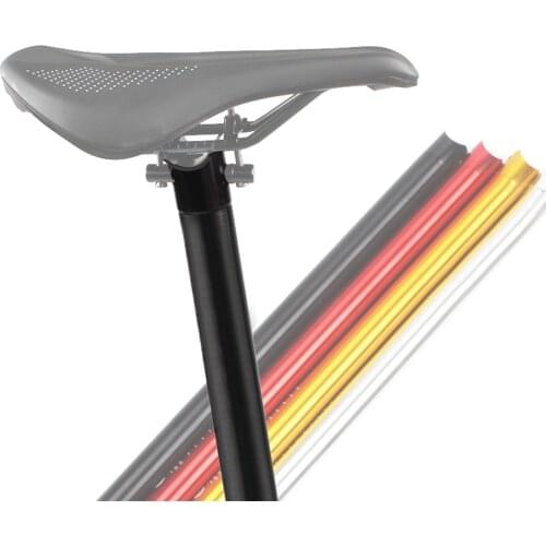 Folding Bike Seatpost Mountain Bike Super Light Seat Tube Aluminum Alloy Bicycle Seat Tube Bike Carbon Seatpost Accessories