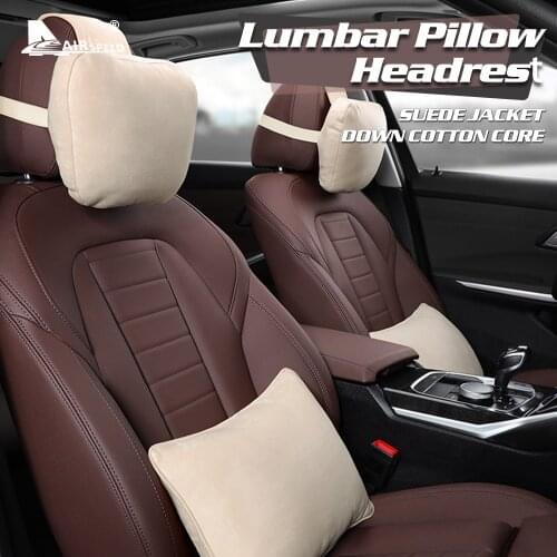 AIRSPEED Maybach Design S Class Car Headrest Neck Supports Seat Car Lumbar Pillows for Benz W204 W203 W211 W210 W212 Accessories
