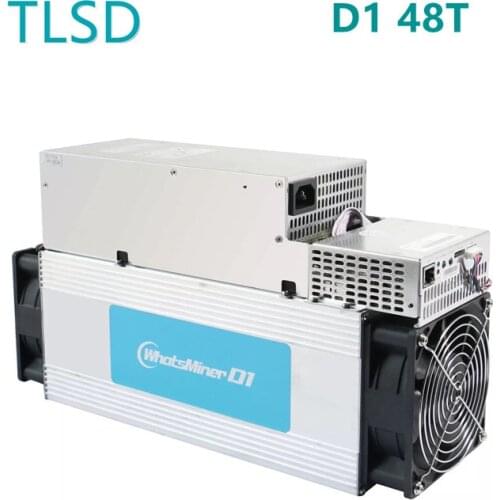 TLSD Used Whatsminer D1 48T Bitcoin Mining Machine with Power Supply