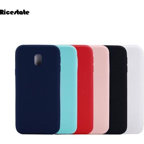 TPU Solid color Case For Samsung Galaxy J5 J530 J3 2017 J330 J7 2017 J730 European version Matte Silicone soft case