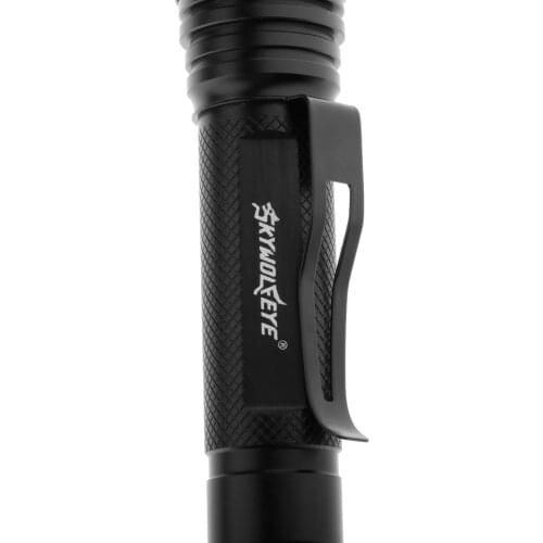 Bright 500LM Zoomable LED Flashlight 5-Mode Torch for Camping Hiking Emergency