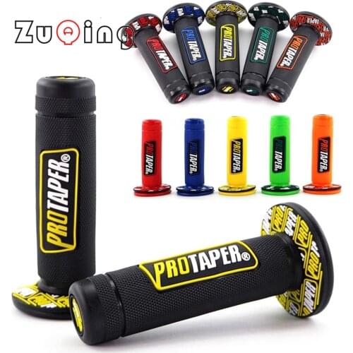 15 Colors Option Handle Grip Protaper Motorcycle Protaper Dirt Pit Bike Motocross 7/8" Rubber Gel Hand Grips Brake Hands WG-117N