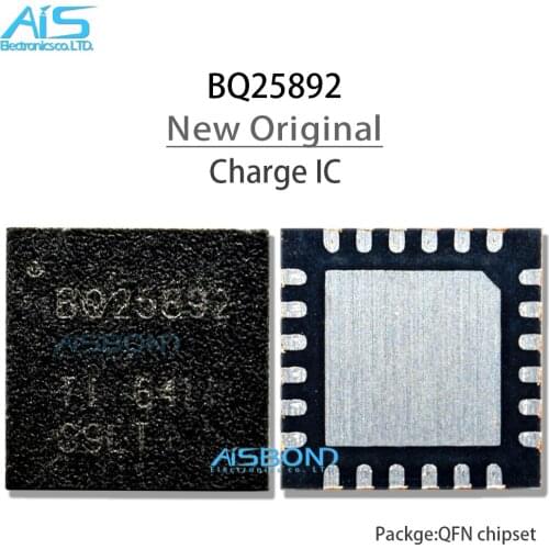 2pcs/lot 100% NEW Original BQ25892 Charger IC 25892 BQ25892RGER QFN-24 USB Charging Chip