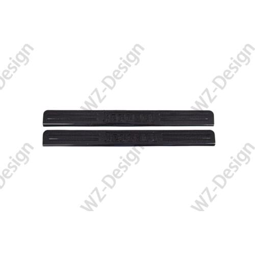 Car Accessories Dry Carbon Fiber Door Sill Fit For 2015-2019 F488 GTB & Spider Kick Panel Door Sill With Letters