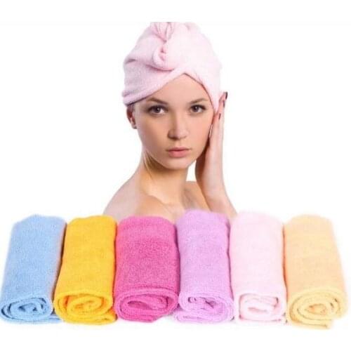 Free Shipping Magic Dry Hair Towel,Microfiber Turban Wrap Hat/cap,Hot Sale Solid Color Dryer Bath Towel 3pcs/lot