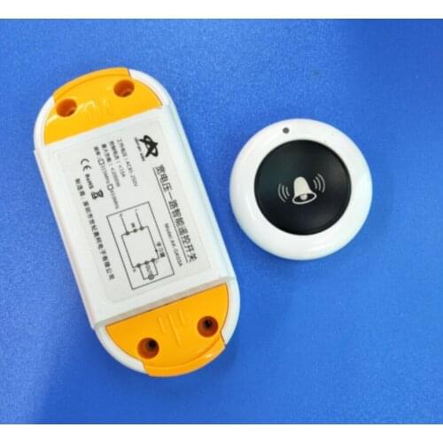 AC220V 110V 85V 1CH 10A RF Wireless Remote Control Switch System teleswitch relay Receiver door bell system Smart Home Switch
