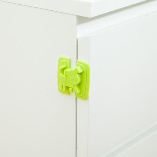Baby Safety Lock Cartoon Dog Puppy Shape Safety Fridge Door Locks Cabinet Door Refrigerator Toilet Safety Lock For Child