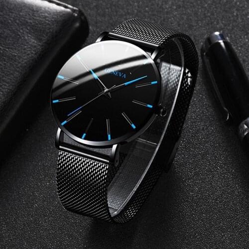 Watches Men Simple Business Quartz Wristwatches Analog Steel Men Watch Casual Male Watch Wrist Clock For Man Relogio Masculino