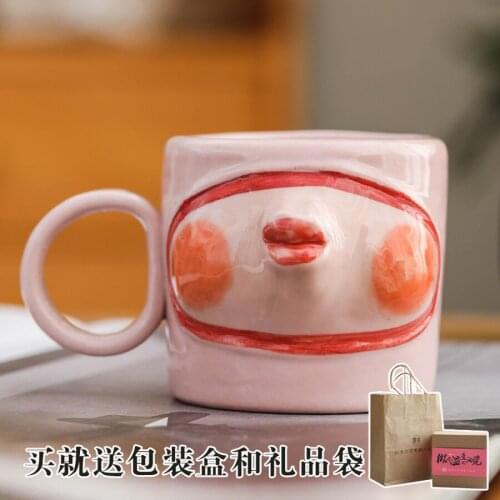 Mugs Coffee Cups Ceramic Designer Personalized Couple Water Cup Japanese Style Creative Lovely Mugs Eco Friendly Caneca