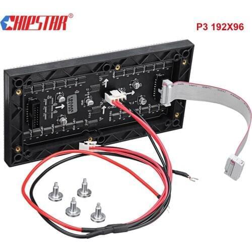 P3 Led Dot Matrix Module 64x32 HUB75 Indoor TV Screen Full Color Vedio Wall 192x96mm 1/16Scan Sign Board