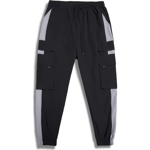 Plus 7XL 6XL 5XL XXXXL Men Joggers Pants Spliced Designer Slack Bottom Casual Cargo Pants Men Harem Trousers Hip Hop Pants