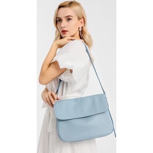 2021 new fashion tote bag niche advanced feeling contrast color bag single shoulder slant span bag womens fashion
