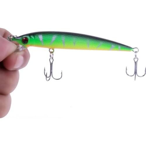 1PCS Minnow Fishing Lure Swim Hard Bait 8.5cm 6g Artificial Plastic Wobbler Bait Crankbait Fishing Tackle Ice Fishing