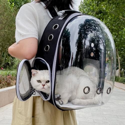 Cat carrier Cat backpack carrier Cat bag out portable bag capsule Pet carrier Cat cage shoulder transparent