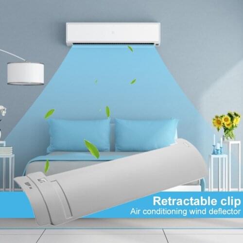 Retractable Air Conditioner Windshield Wind Baffle Anti Direct Blowing Deflector for Household Bedroom Decoration