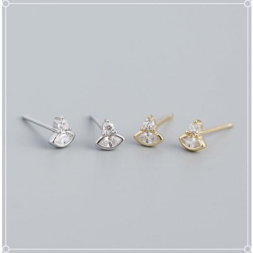 Earrings for Women 2021 Evil Eye Stud Earrings Simple Ear Piercing Cute Female Fashion Jewelry Aretes De Mujer M4