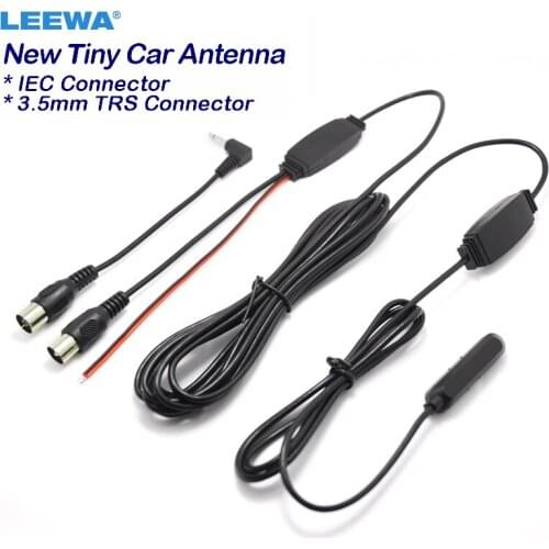LEEWA Tiny Car Window IEC Active Digital TV antenna With Built-in Amplifier #CA4585