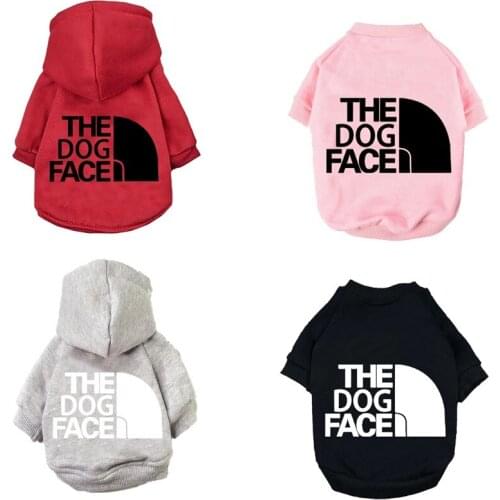 Winter Dog Clothes New Warm And Fashionable Pure Cotton Sports Hoodie Dog Clothes Pet Pomeranian Samoyed One-piece Jacket