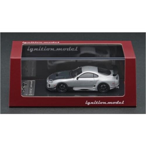 1:64 Toyota Supra (JZA80) RZ IG1861 Silver Alloy toy cars Metal Diecast Model Vehicles For Children Boys gift hot