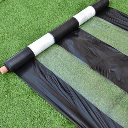 10m Black White Mulch Film PE Plastic Mulch 0.008mm Garden Ground Cover Film Frost Protection Keep Warm Weed Control