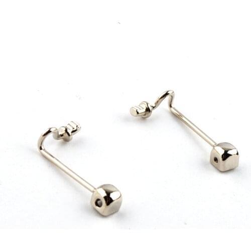 100pcs soldering Eyeglasses Glasses Eyewear Nose Pad Arm Stainless Steel Nose Pad Holder Glasses Accessories