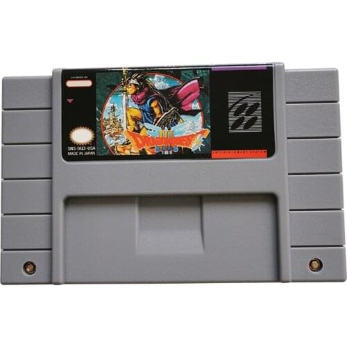 16 Bit game with box for snes game cartridge English language