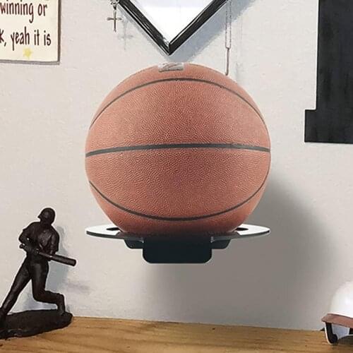 2Pcs Acrylic Ball Display Rack Football Storage Bracket Minimalistic Basketball Storage Stand Sports Ball Wall Mount Bracket