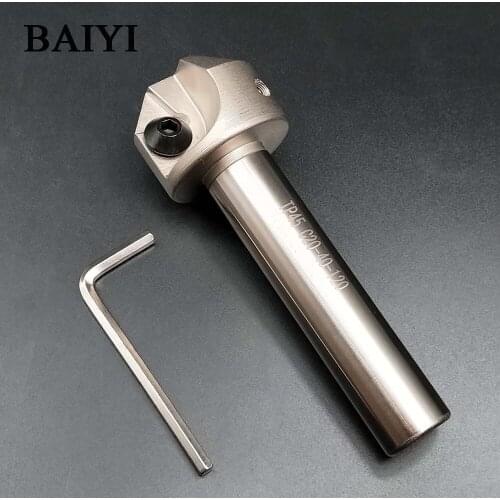 45° straight shank Countersink chamfering cutter holder TP45 C20-32-120 chamfer end milling cutter arbor TPMN1603