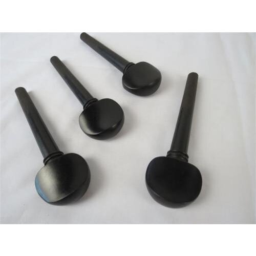 50pcs Natural Ebony violin pegs 4/4 without the inlay